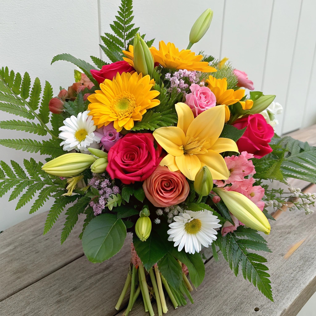 Summer gift bouquet